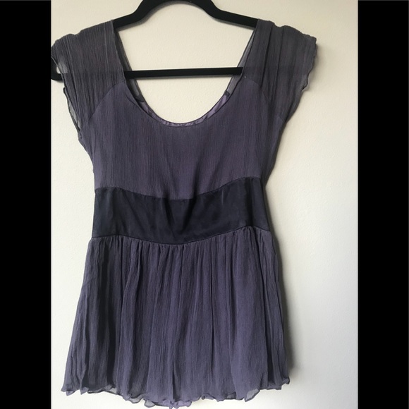 Designer Purple silk blouse with black stones - Picture 8 of 9